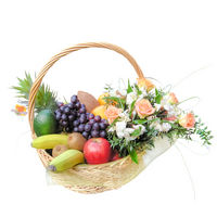 Fruit-flower basket Tasty Gift - view more