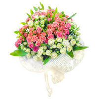 Bouquet of spray roses Summer Etude - view more