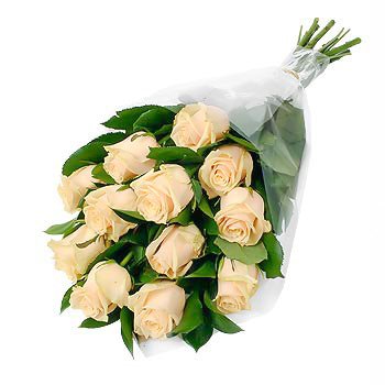 Bouquet of peach roses Unexpected Roses - view more
