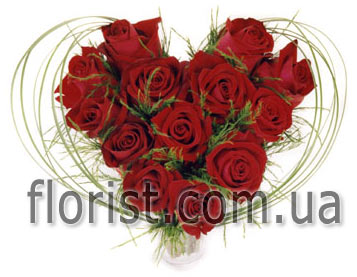 Сердце из красных роз Время Любить