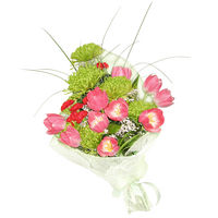 Bouquet of tulips, chrysanthemums, carnations Spring Gift - view more