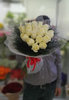 Фото 3. Доставка букета белых роз в Кемер, Турция. florist.com.ua