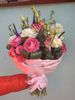 Photo 3. Mixed exotic bouquet of roses, eustomas, other exotic flowers, greenery. Delivered in Kiev, Ukraine