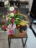 Photo 1. Delivery of fruit-flowers basket to Kiev, Ukraine. florist.com.ua
